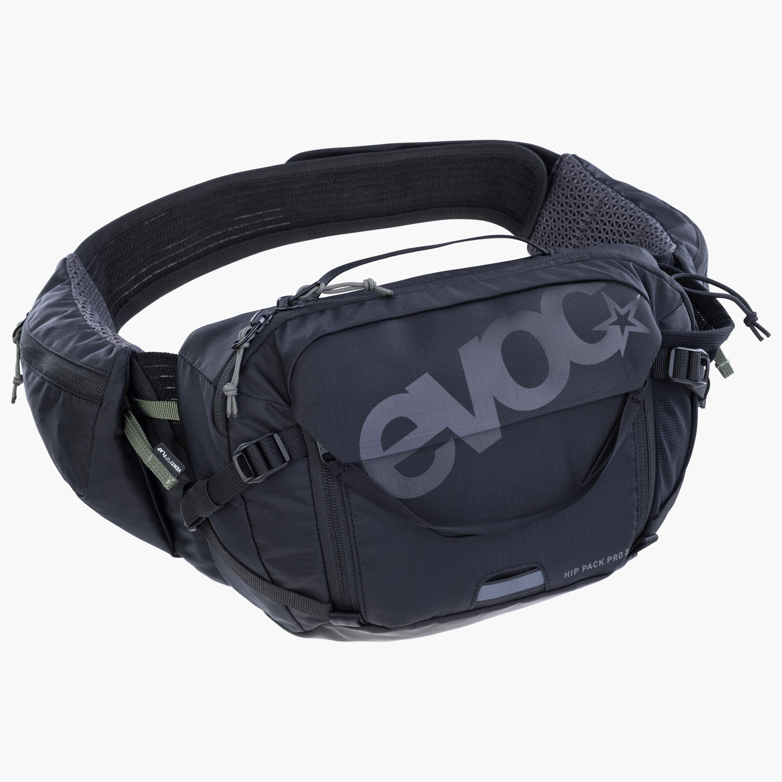 HIP PACK PRO 3 + HYDRATION BLADDER 1,5 - Ventilated high-tech hip bag with secure fit and hydration bladder included HIP PACK PRO 3 + HYDRATION BLADDER 1,5 - Ventilated high-tech hip bag with secure fit and hydration bladder included