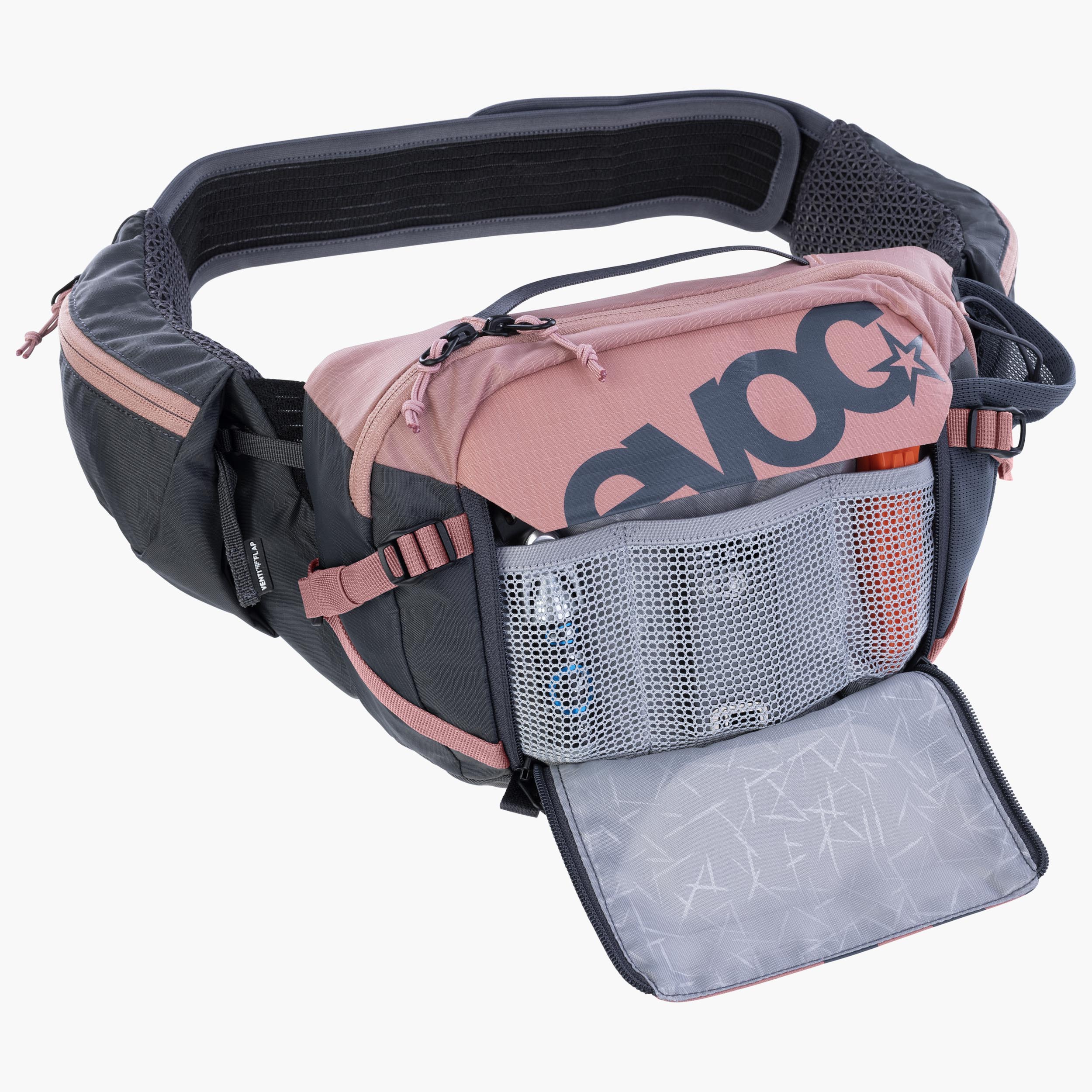 HIP PACK PRO 3 + HYDRATION BLADDER 1,5 - Belüftete Hightech-Hüfttasche mit sportlichem Halt inkl. Trinkblase