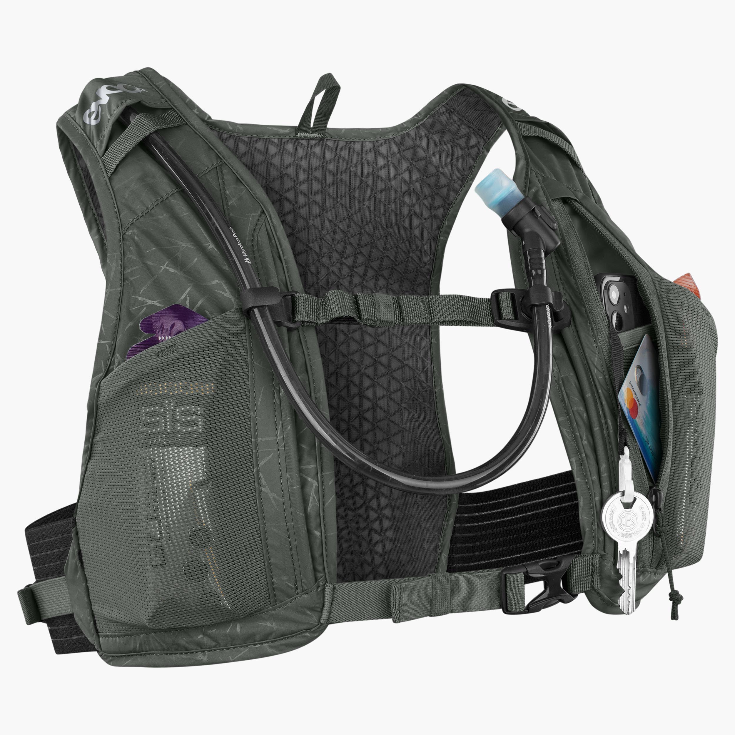 HYDRO PRO 1,5 +  HYDRATION BLADDER 1,5 - Extra-light hydration backpack with secure fit and a 1,5l hydration bladder