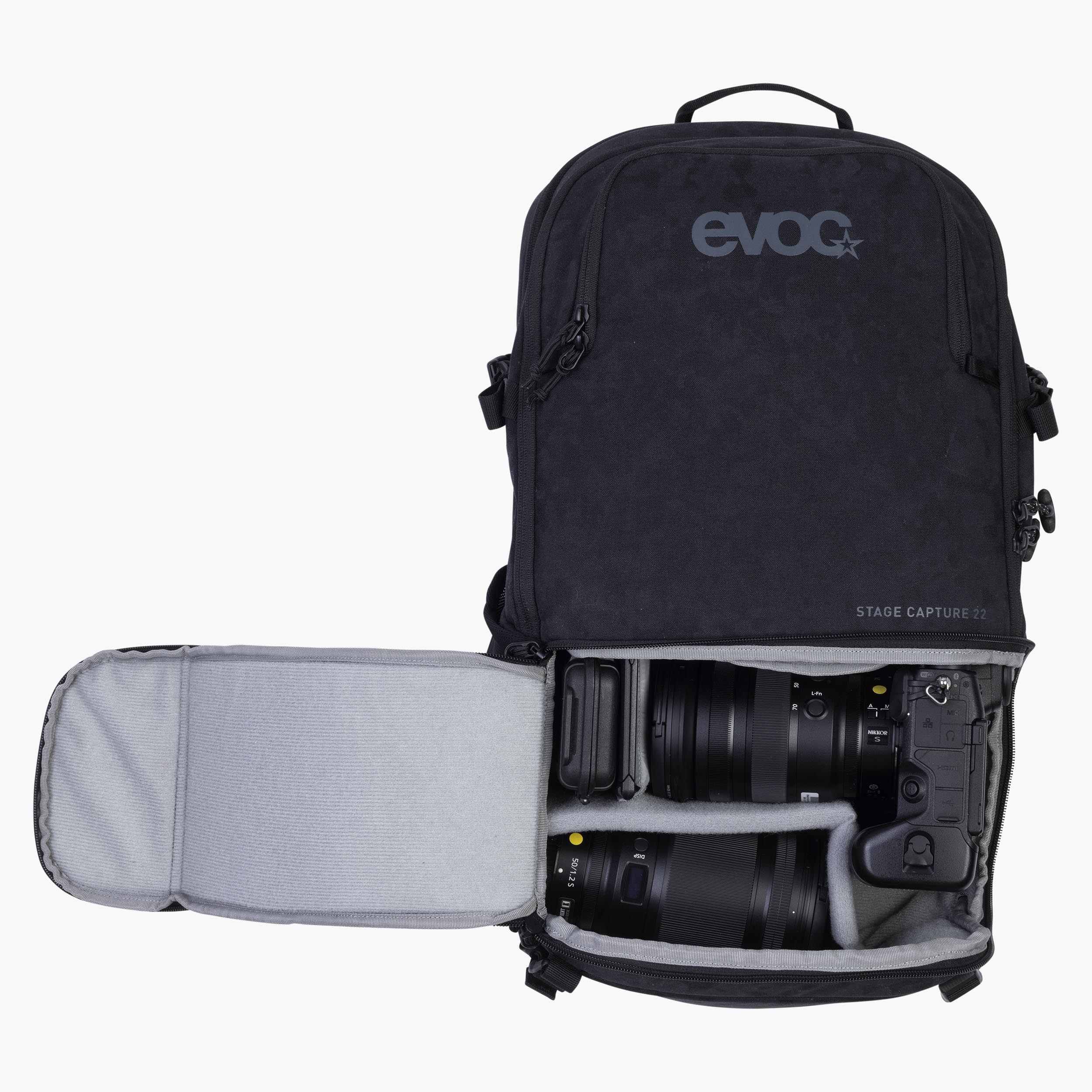 STAGE CAPTURE 22 - System camera backpack for sports and outdoor adventures
