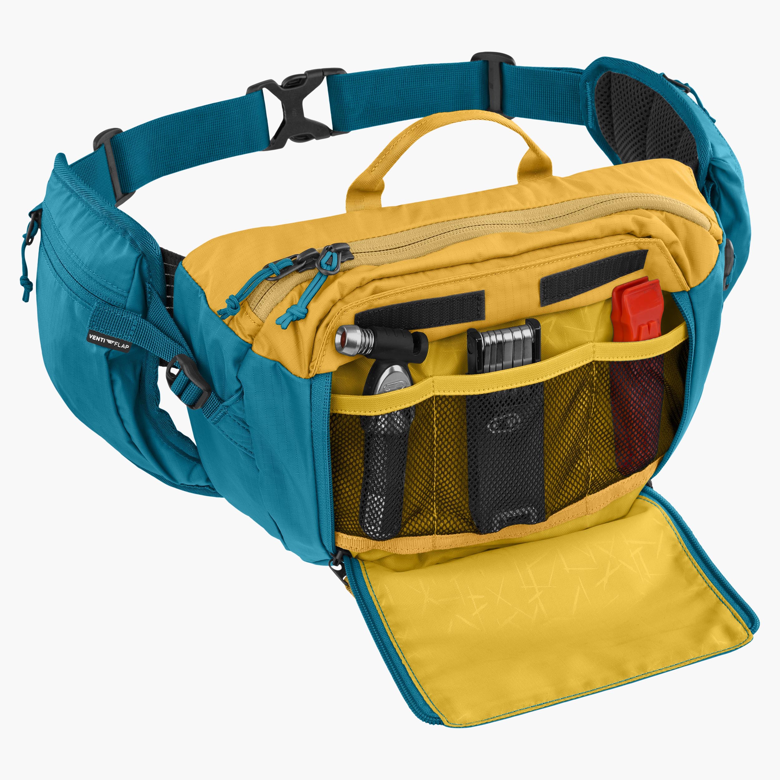 HIP PACK 3 + HYDRATION BLADDER 1,5 - Lightweight hip bag with maximum ventilation including hydration bladder
