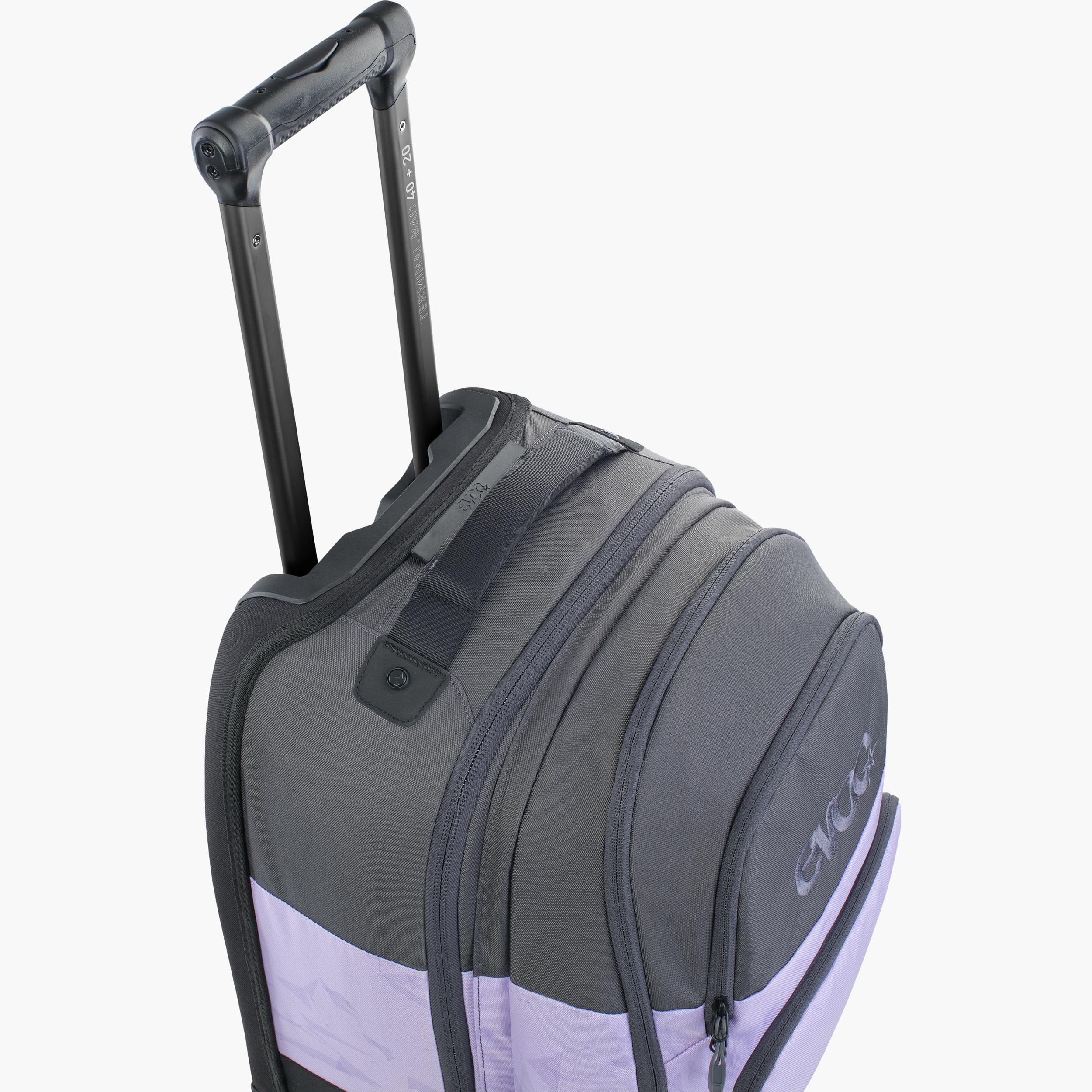 TERMINAL BAG 40+20 - Light, hand-luggage-sized trolley suitcase with integrated backpack