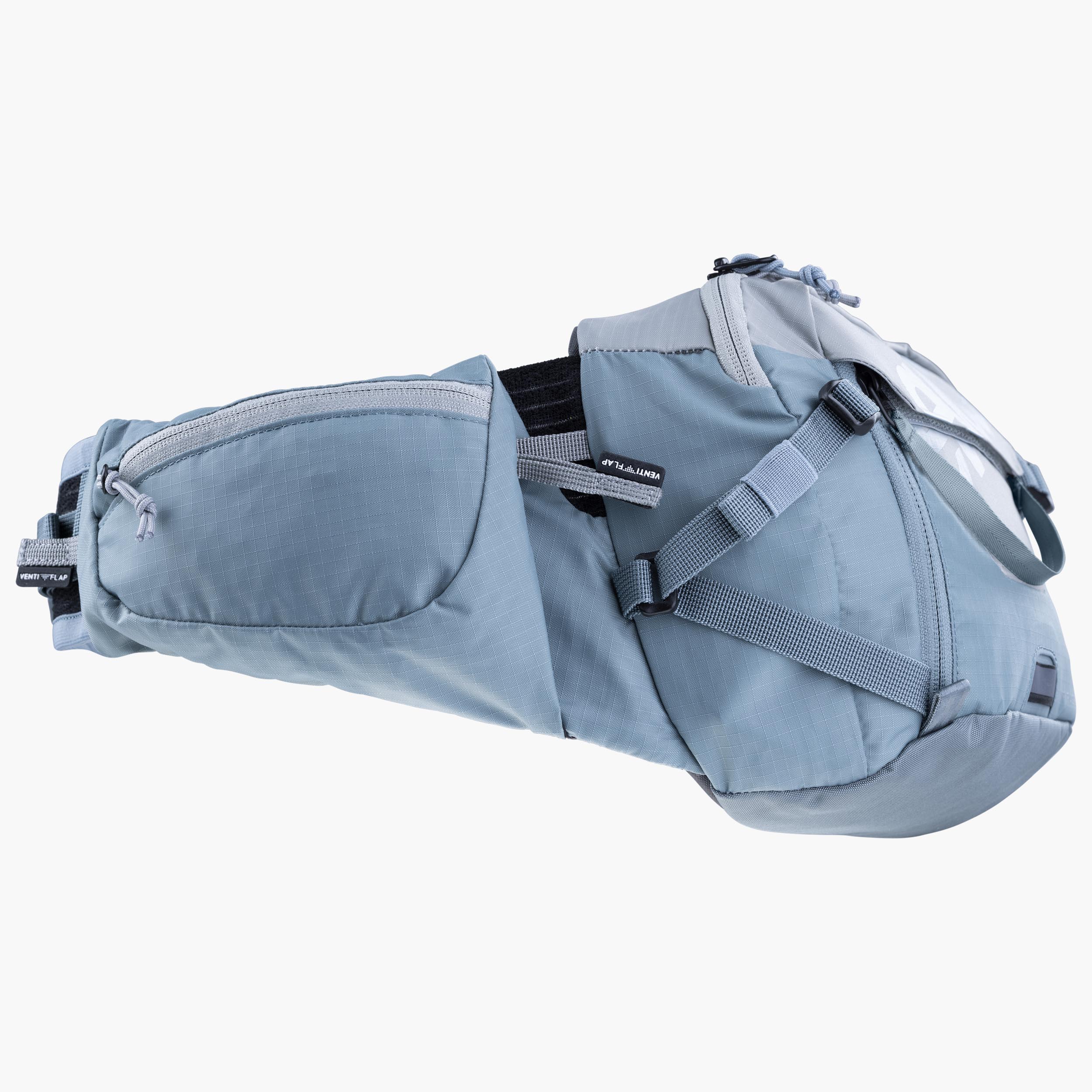 HIP PACK PRO 3 + HYDRATION BLADDER 1,5 - Ventilated high-tech hip bag with secure fit and hydration bladder included