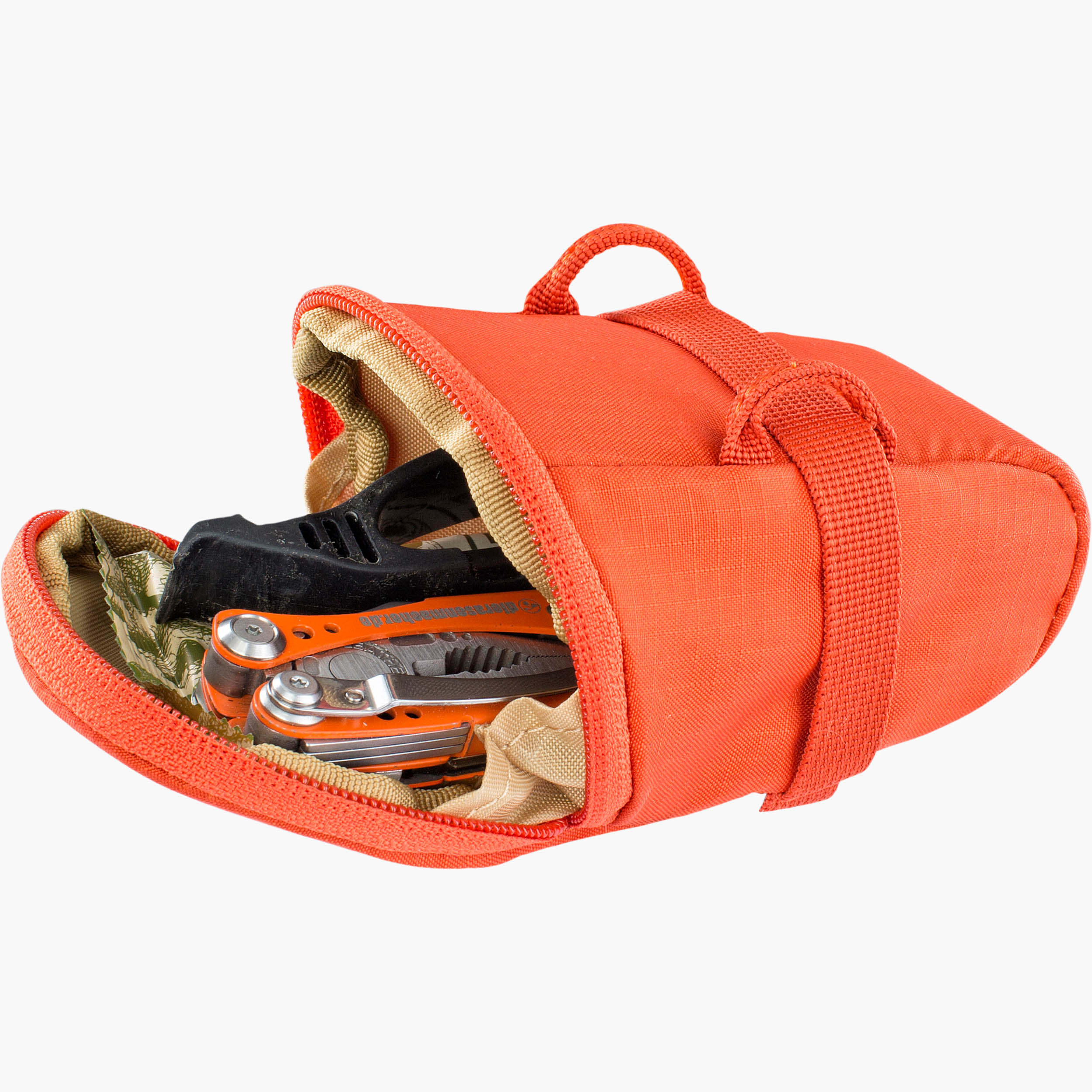 Orange best sale bike bag