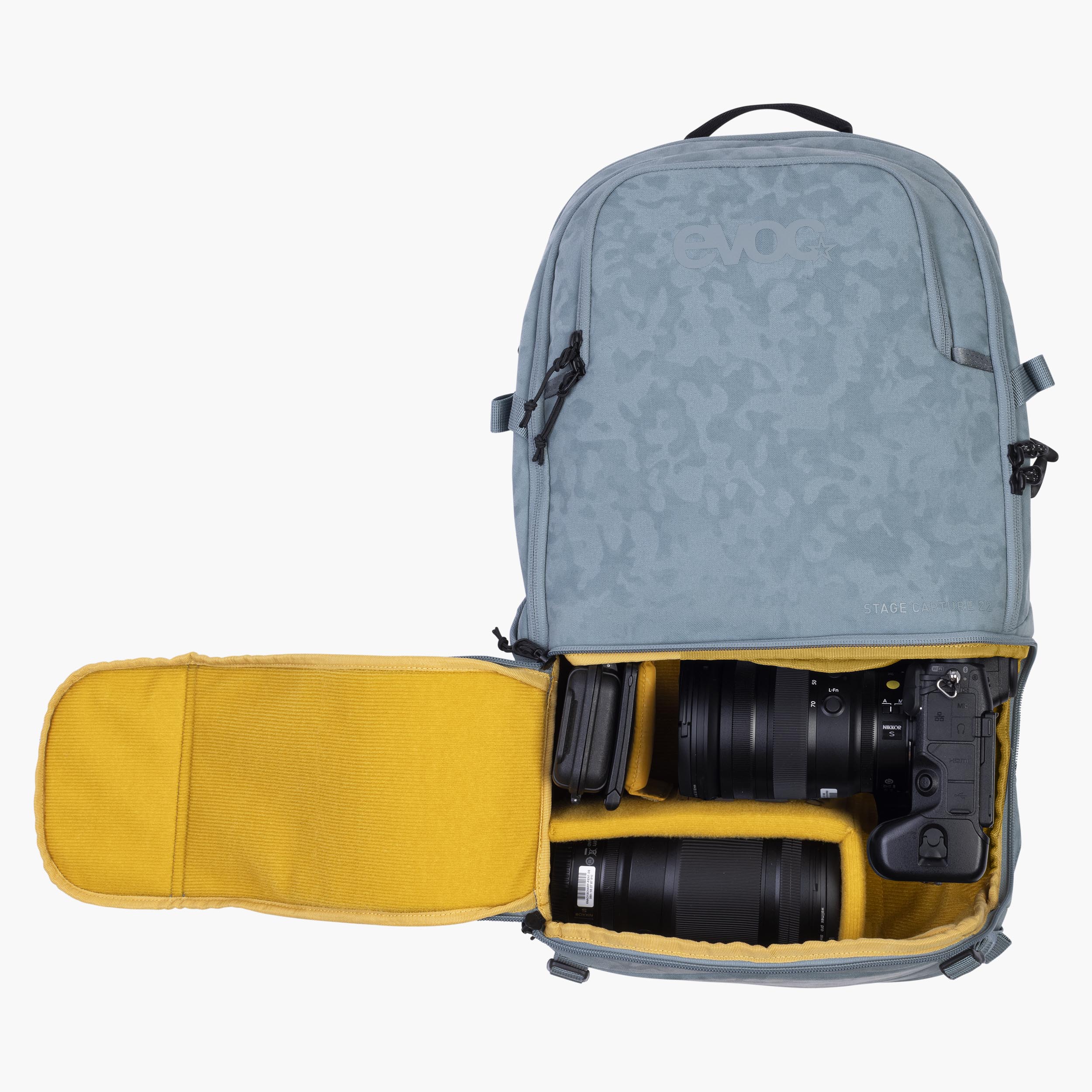 STAGE CAPTURE 22 - System camera backpack for sports and outdoor adventures