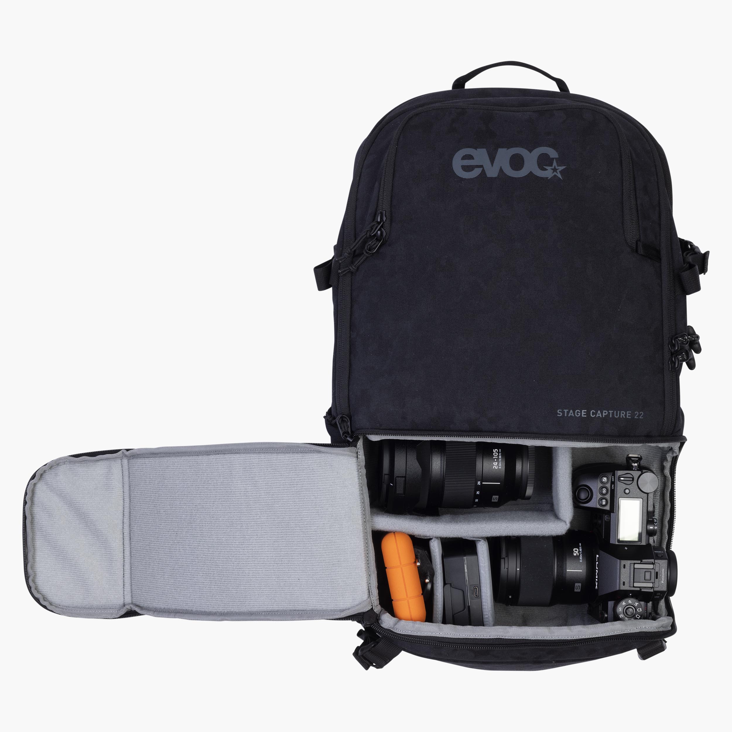 STAGE CAPTURE 22 - System camera backpack for sports and outdoor adventures