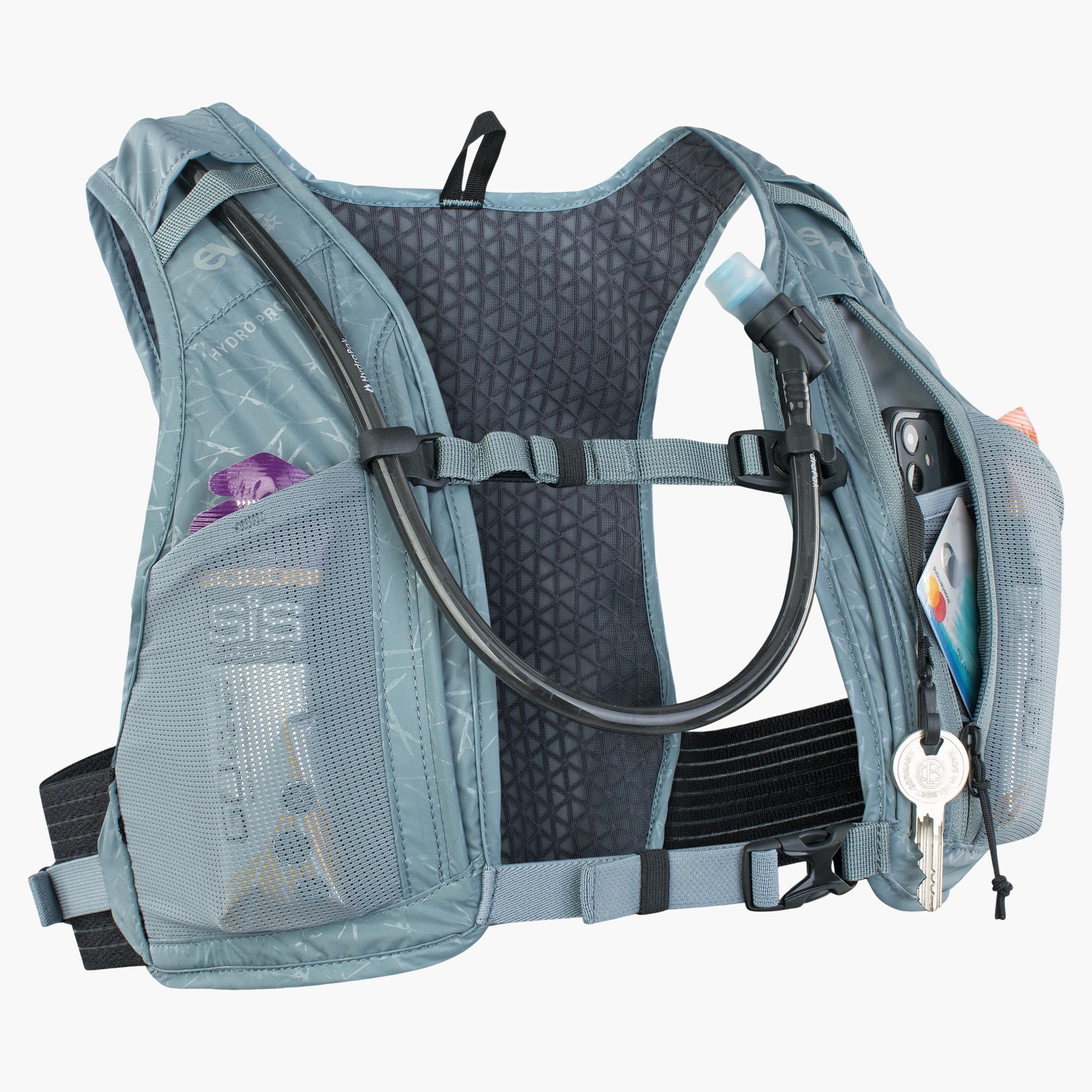 HYDRO PRO 1,5 +  HYDRATION BLADDER 1,5 - Extra-light hydration backpack with secure fit and a 1,5l hydration bladder