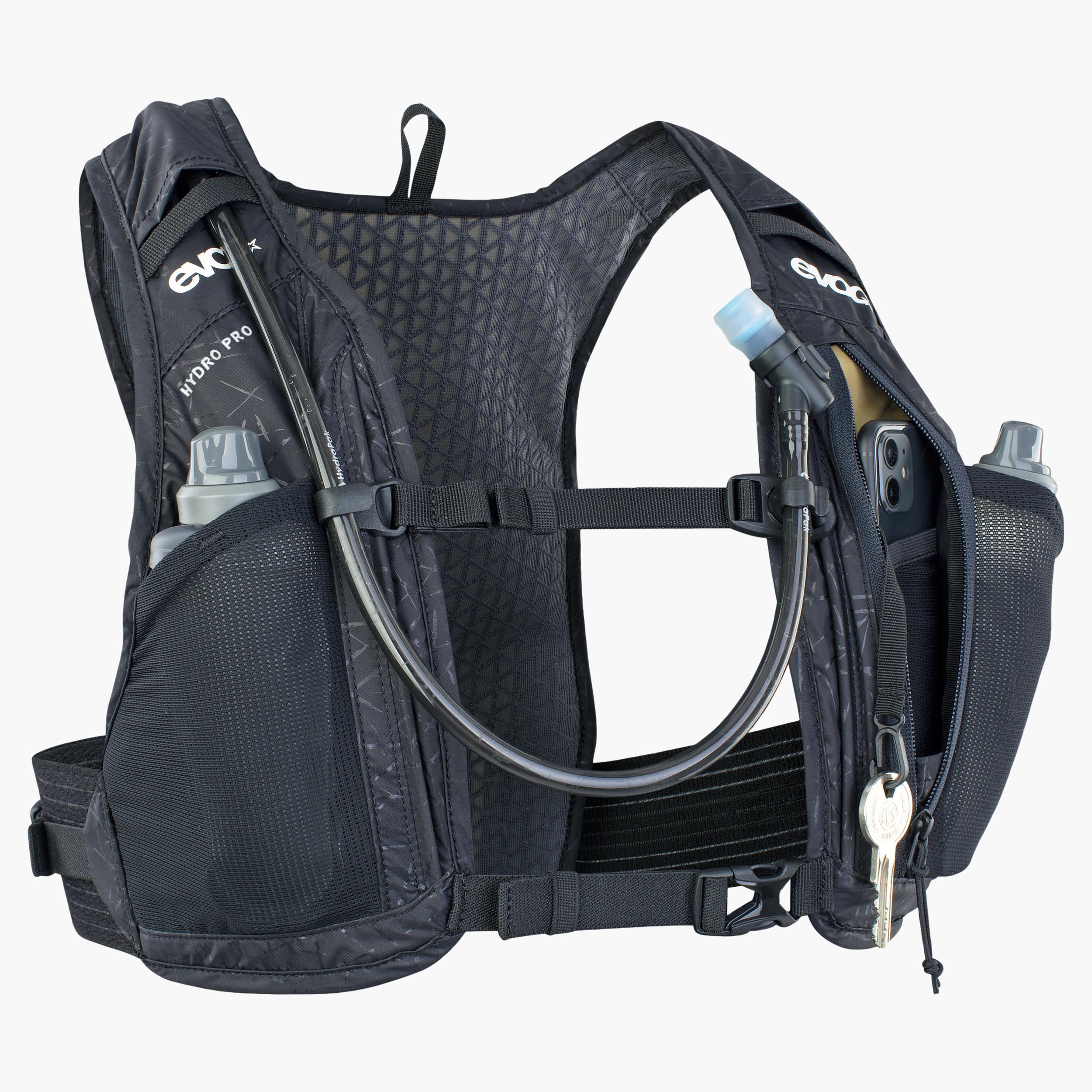 HYDRO PRO 1,5 +  HYDRATION BLADDER 1,5 - Extraleichter Trink-Rucksack mit sicherem Sitz am Körper inkl. 1,5L Trinkblase